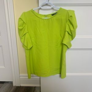 Shein Ruffled-Sleeve Top